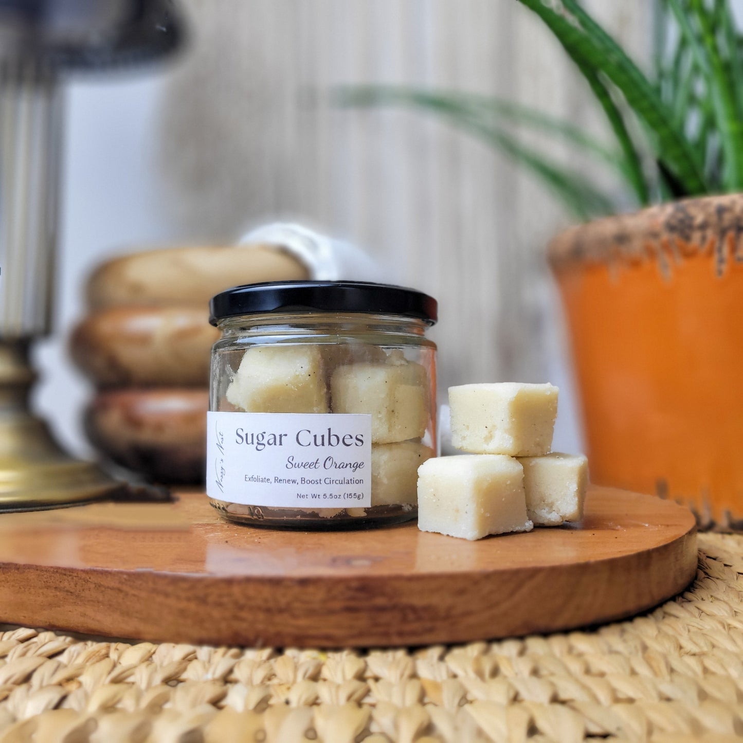 Sweet Orange Sugar Scrub Cubes - Exfoliating