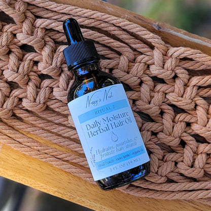 Herbal hair oil daily moisture