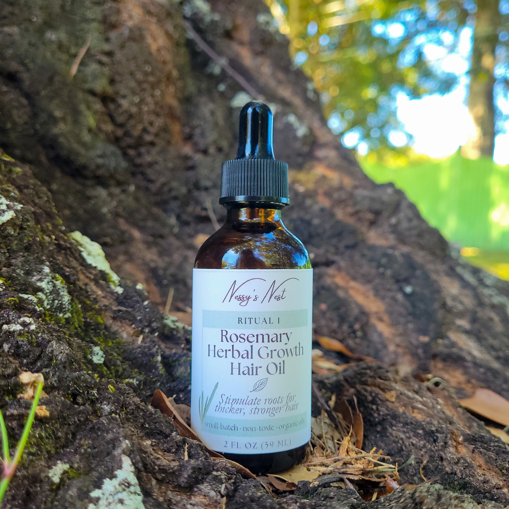 Rosemary herbal hair growth oil for scalp