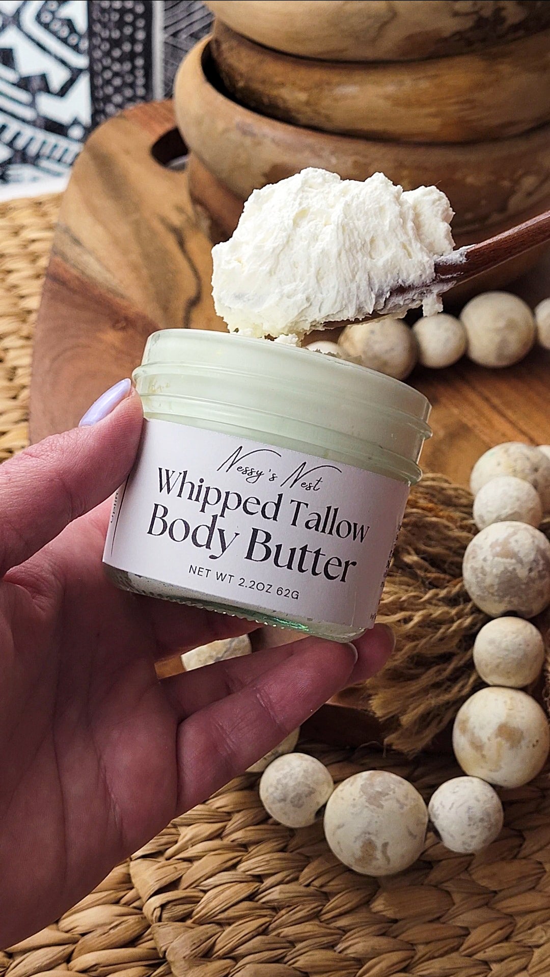 Whipped Tallow Body Butter - Non-toxic Moisturizer