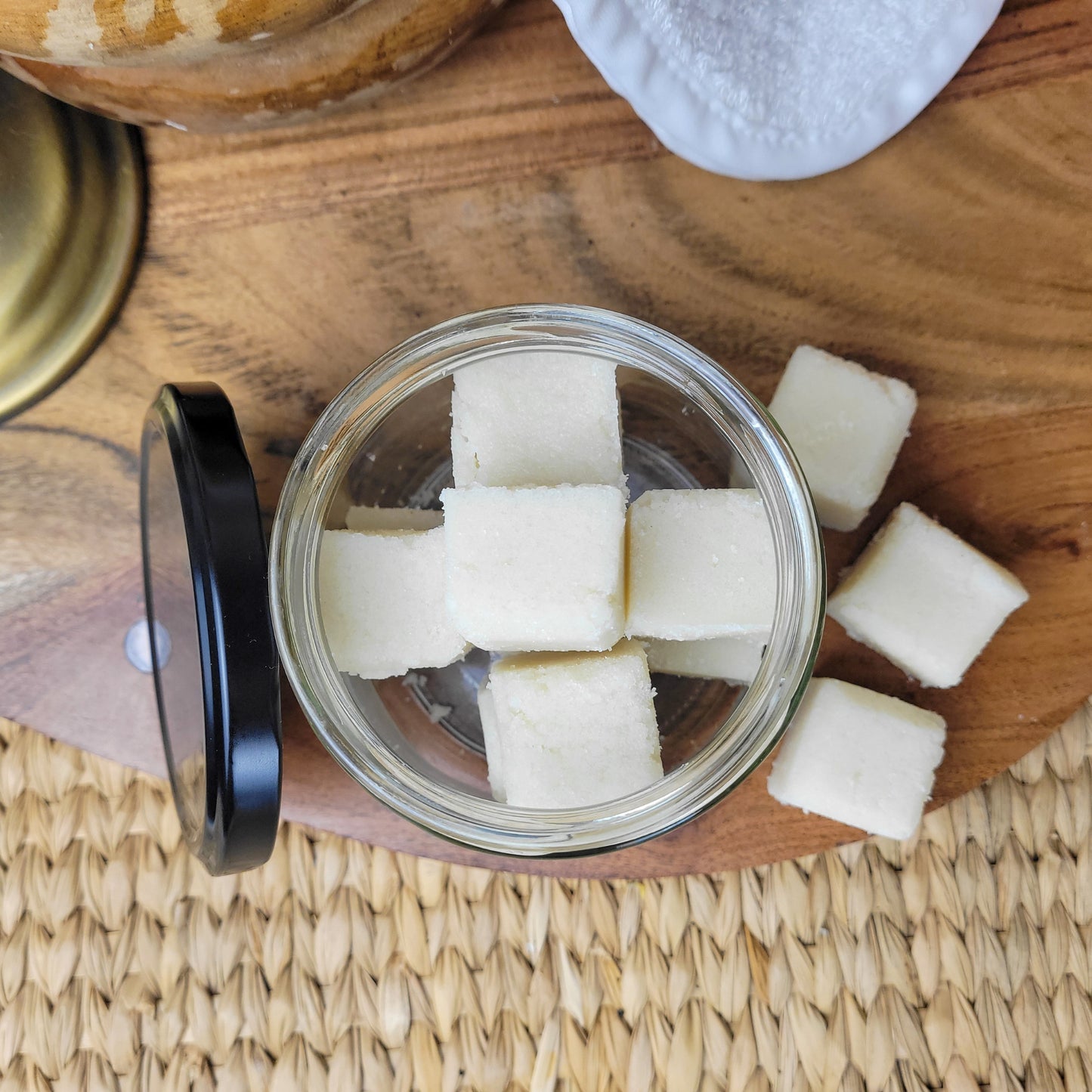Calming Lavender Sugar Scrub Cubes - Exfoliating