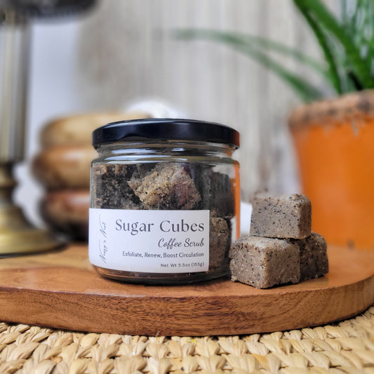 Coffee Sugar Scrub Cubes - Exfoliating