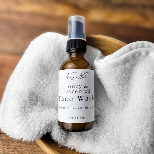 Unscented Honey Face Wash - Sensitive Skin, All Skin Types
