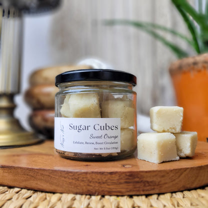 Sweet Orange Sugar Scrub Cubes - Exfoliating