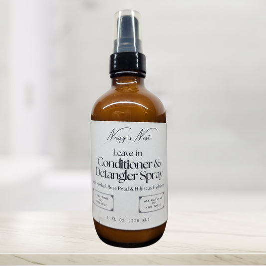 Leave-In Conditioner Spray | Natural Detangler for Soft, Shiny Hair